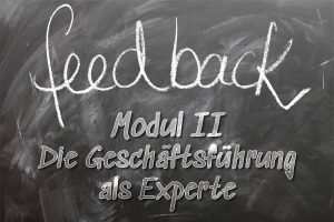 Feedback Modul II – Die Geschäftsführung als Experte - der berufsbegleitenden Ausbildung für neue Waldorfgeschäftsführer*innen